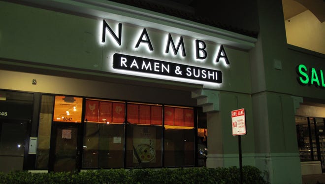 Namba Ramen & Sushi is targeted to open in January 2018 at Pelican Bay Marketplace in North Naples.