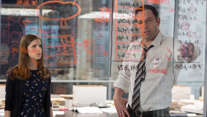 Dana (Anna Kendrick) and Chris (Affleck) bond over numbers in the 2016 thriller " The Accountant.