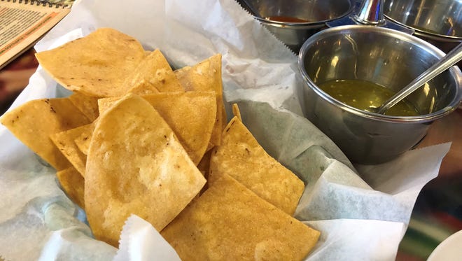 Chips and salsa at Garibaldi Bakery and Mexican Restaurant