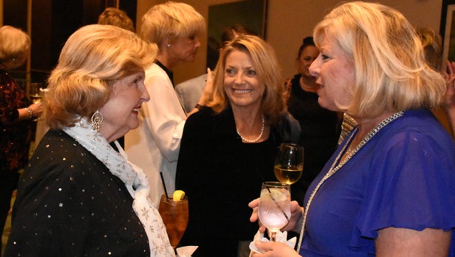 County Commissioner Donna Fiala, left, with Supervisor of Elections Jennifer Edwards and chamber executive director Dianna Dohm. The Marco Island Area Chamber of Commerce held its installation of the 2018 slate of officers and directors, and graduation ceremony for the Leadership Marco class of 2017, Saturday evening at the Marco Island Yacht Club.