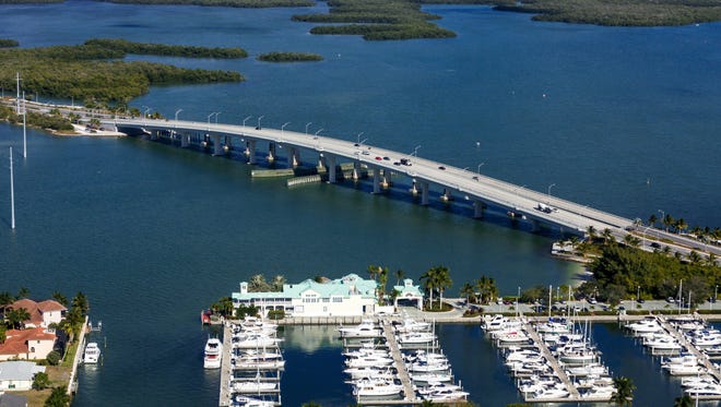 The Judge S.S. Jolley Bridge leading to Marco Island on Thursday, Nov. 29, 2012.