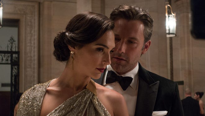 Gal Gadot and Ben Affleck share an air of mystery in " Batman v Superman: Dawn of Justice " in 2016.