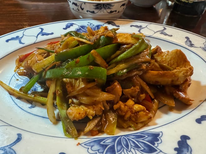 The Szechuan chicken from KJ Chinese Bistro and Sushi, Marco Island.