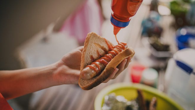 Snag • A sausage, probably from a Scots dialect term (also " snag) meaning a morsel or light meal. Other Australian words for sausage include " snarler " and " snork.