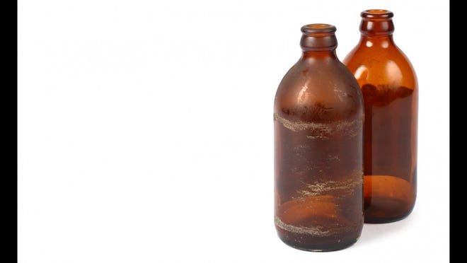 Stubby • A short, thick beer bottle, typically holding 375 ml.
