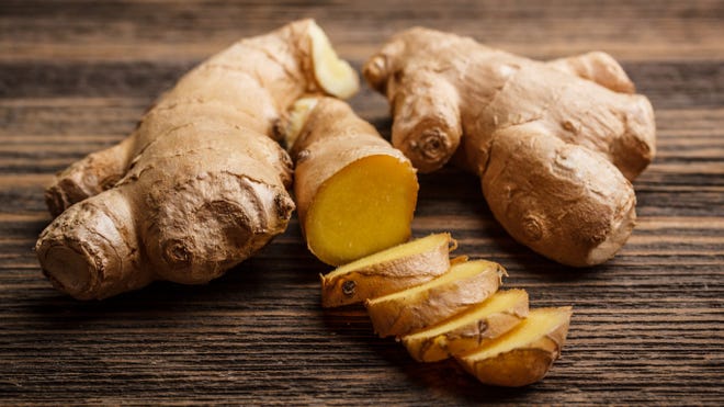 Ginger contains many therapeutic compounds, all of which have well-documented medicinal actions in the body.