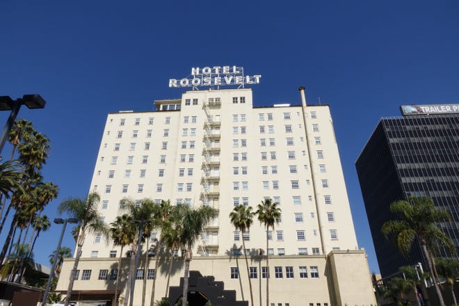 The Hotel Roosevelt in Hollywood.
