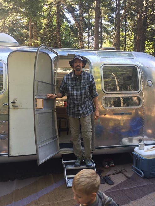 Joshua Ruland of Plainfield, Illinois, replaced his previous Airstream (pictured) with a 1975 Ambassador following a car accident.