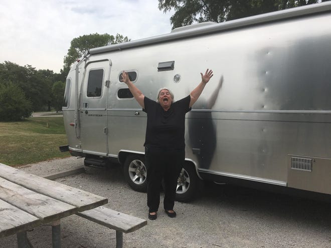 Robyne Stevenson lives in her Airstream full time. She's currently in Florida.