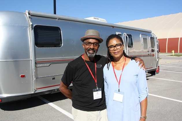 2001 Airstream Classic owned by Wendy (Right) and Errol Lewis of Ontario, Canada.