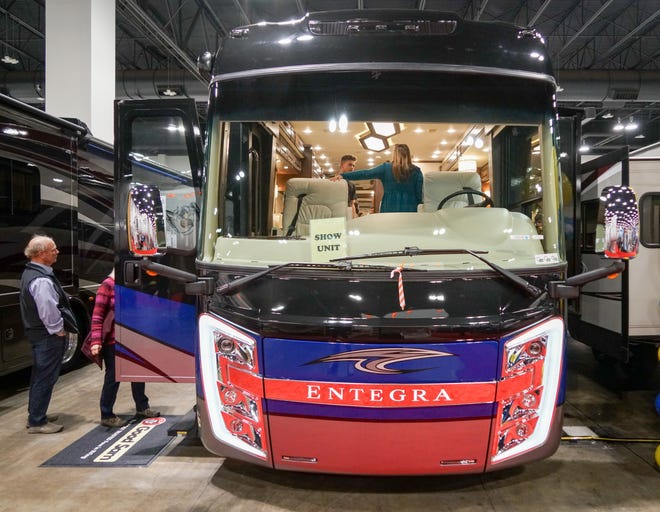 This RV, which is based on a bus chassis, is on sale for about $330,000.