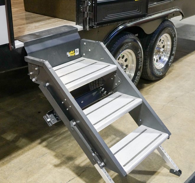 Many RVs now offer more study steps than the older-style folding-ladder ones that some people found precarious.