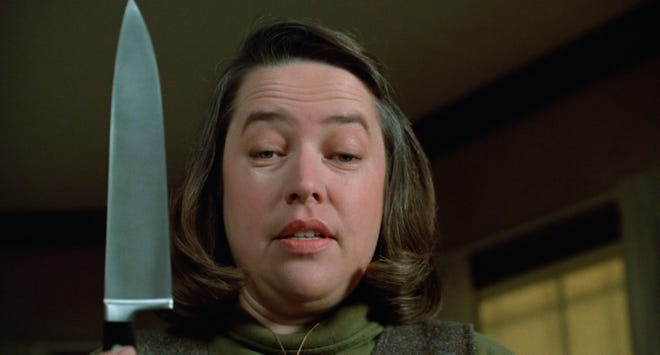 Kathy Bates played obsessive superfan Annie Wilkes in 1990's Stephen King adaptation "Misery."