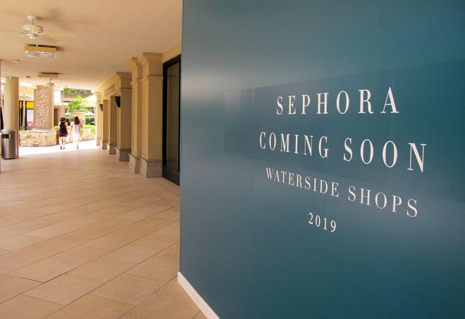 Sephora cosmetics store is one of many new brands coming this year to Waterside Shops in Naples.