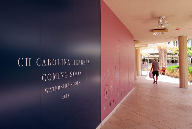 CH Carolina Herrera clothing and accessories store is one of many new brands coming this year to Waterside Shops in Naples.