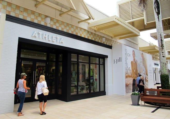 Athleta recently opened and J.Jill, coming next door this summer, are two of many new stores planned this year at Waterside Shops in Naples.