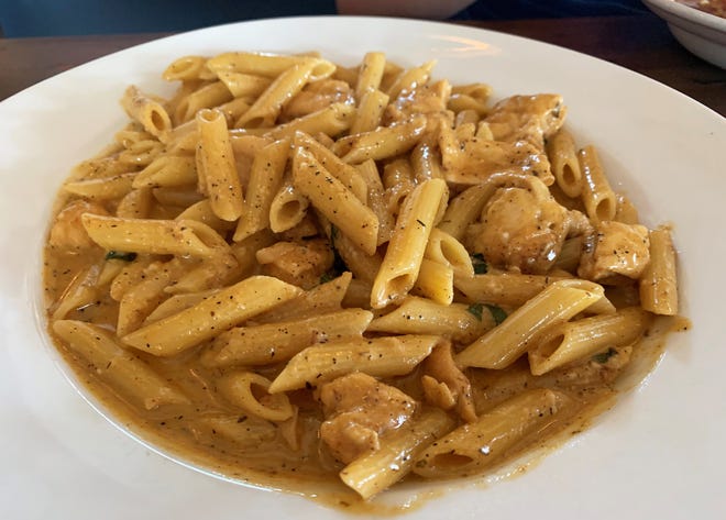 You wonâ€™t find this one on the menu. Mediterranean chicken was the special of the day at Joeyâ€™s Pizza and Pasta, Marco Island.