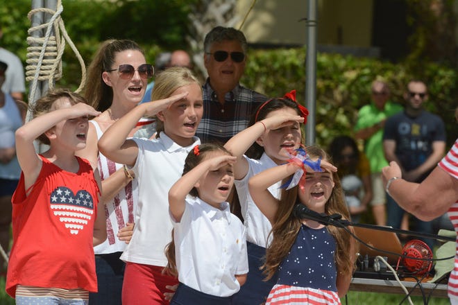 Marco Island commemorated Memorial Day on Monday morning with a ceremony at Veterans' CommunityPark, with a keynote address by American Legion Post #404 Commander Lee Rubenstein.