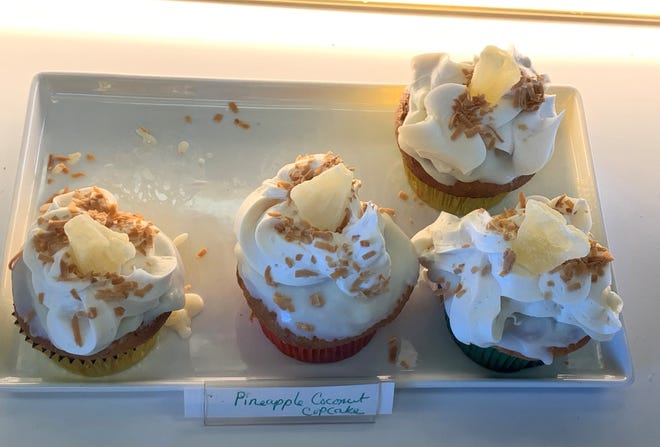 Pineapple coconut cupcakes from Dolce Mare, Marco Island.