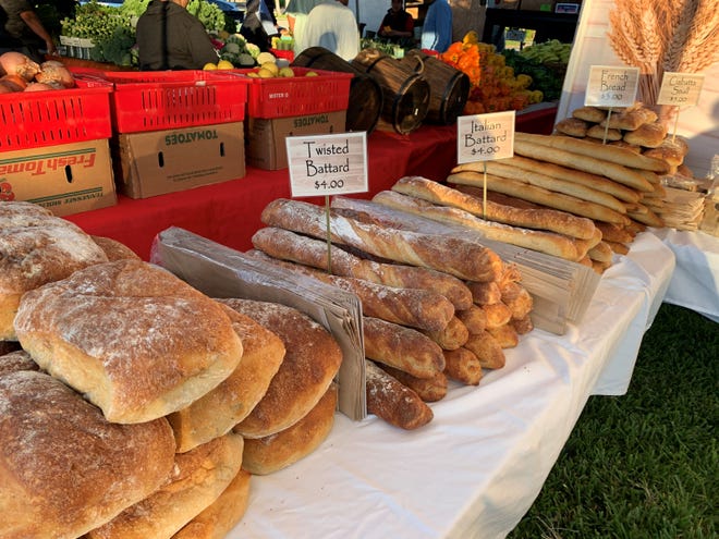 Assorted breads from the SWFL International Gourmet Foods stand.