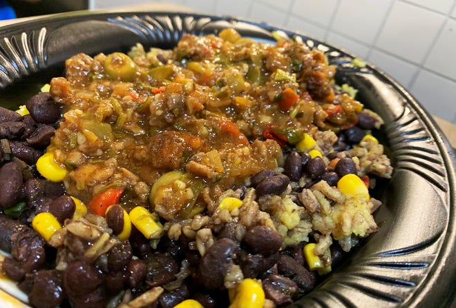 The Beyond meat "Tropichop" from Pollo Tropical, South Naples.