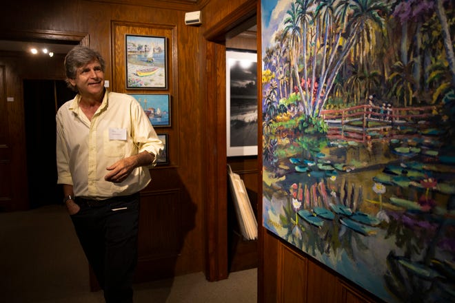 Paul Arsenault provides a tour of his studio, Wednesday, Jan. 16, 2020, at the Arsenault Studio & Banyan Arts Gallery in Naples.
