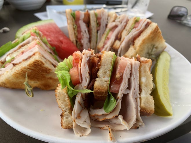 The classic club sandwich from Hammock Grill, South Naples.