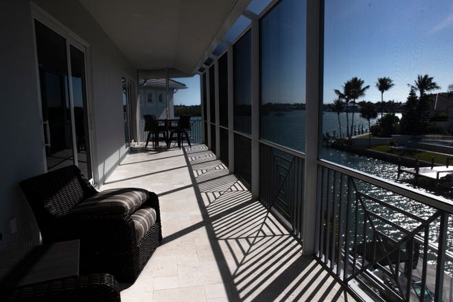 A brand new home recently built on Marco Island is pictured on Tuesday, Feb. 4, 2020. The home fetched $10.5 million, making it the highest-priced sale in Marco history at the time.