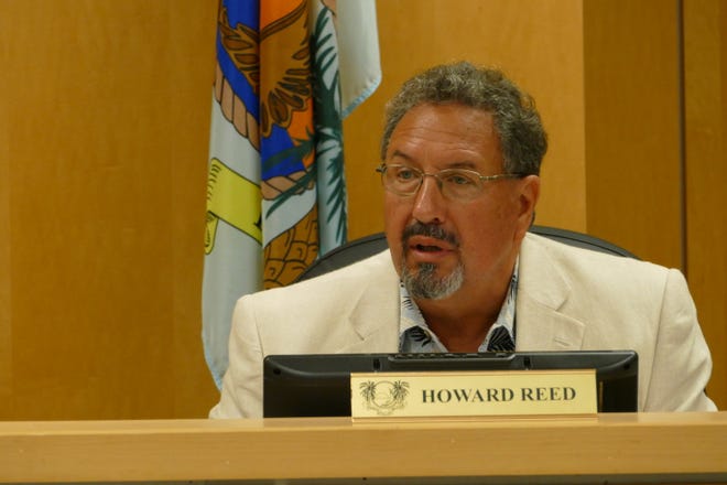 Marco Island City Councilor Howard Reed speaks during a council meeting March 2, 2020.