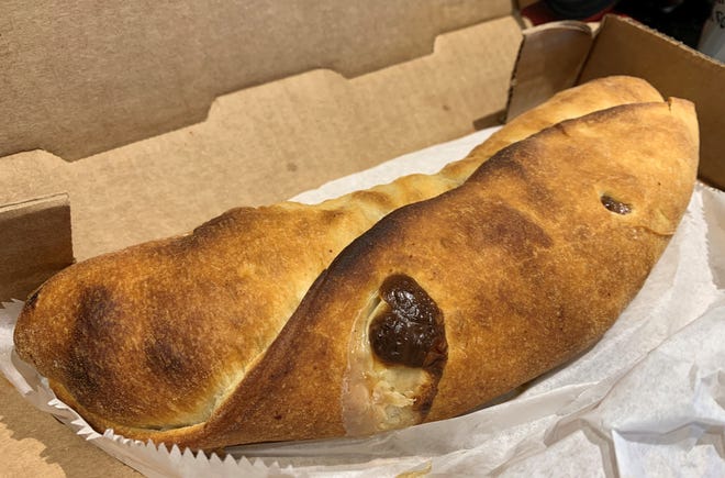 Philly cheesesteak Stromboli from Joeyâ€™s Pizza and Pasta, Marco Island.