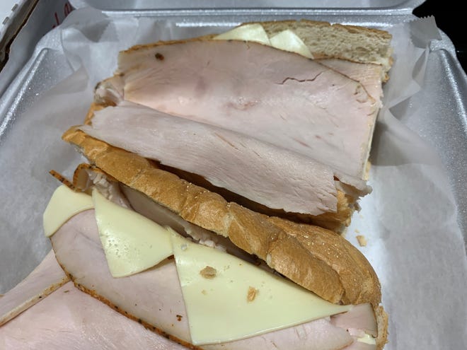 The turkey and cheese from Joey D’s, Marco Island.