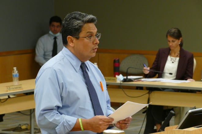Finance Director Guillermo Polanco speaks to Marco Island City Council on July 20, 2020.