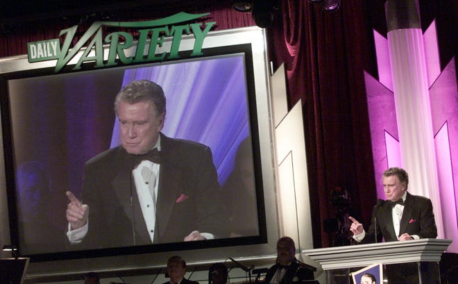 Regis Philbin at the Beverly Hilton Hotel for Variety's 50th anniversary salute to Army Archerd in Beverly Hills on April 26, 2002.