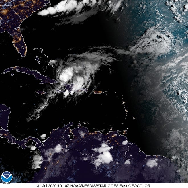 Hurricane Isaias 5 a.m. July 31, 2020