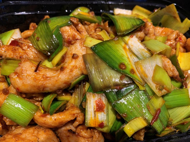 Asian-style twice-cooked chicken from Let’s Eat Asian Fusion, South Naples.