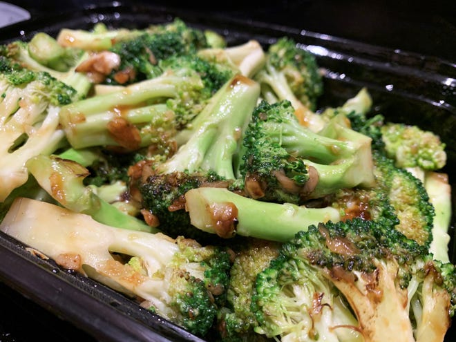 Broccoli with garlic sauce from Let’s Eat Asian Fusion, South Naples.