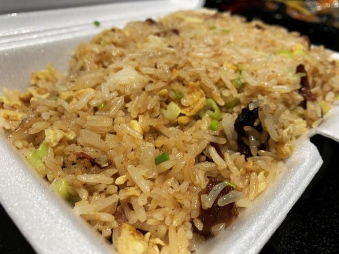 Fired rice from Let's Eat Asian Fusion, South Naples.
