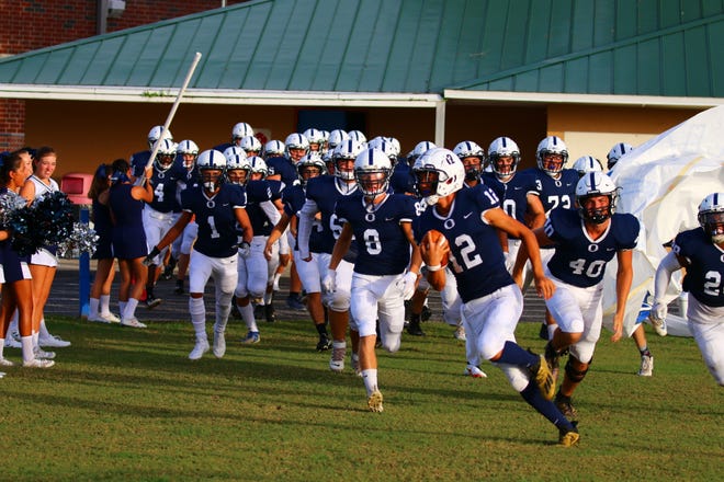Oasis High School defeated Marco Island Academy during their opening game of the season with a final score of 35-14 Friday, September 4, 2020.