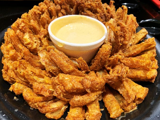 A "Bloomin' Onion" from Outback Steakhouse, South Naples.