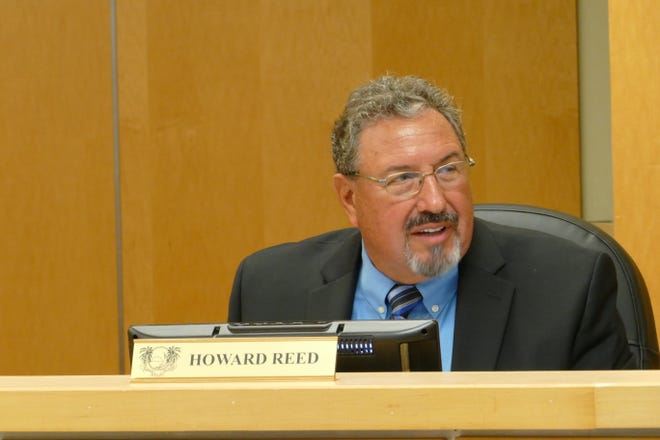 Marco Island City Councilor Howard Reed speaks during a council meeting on Oct. 19, 2020.