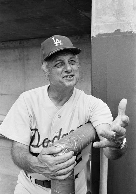 Tommy Lasorda took over as Dodgers manager after Walter Alston retired in 1976.