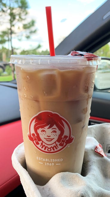 A vanilla "Frosty-ccino" from Wendy's, South Naples.