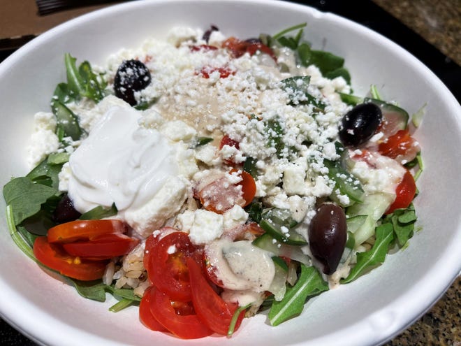The Mediterranean bowl from Panera Bread, South Naples.