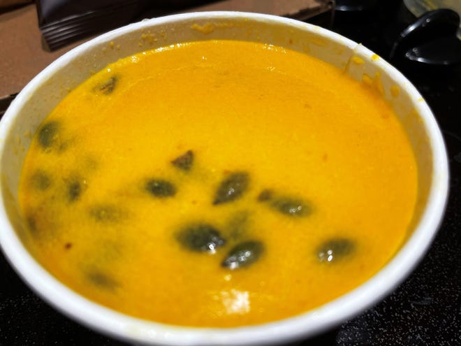 "Autumn Squash Soup" from Panera Bread, South Naples.