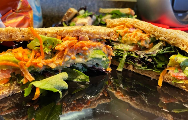 A veggie sandwich from Summer Day Market & Café, Marco Island.