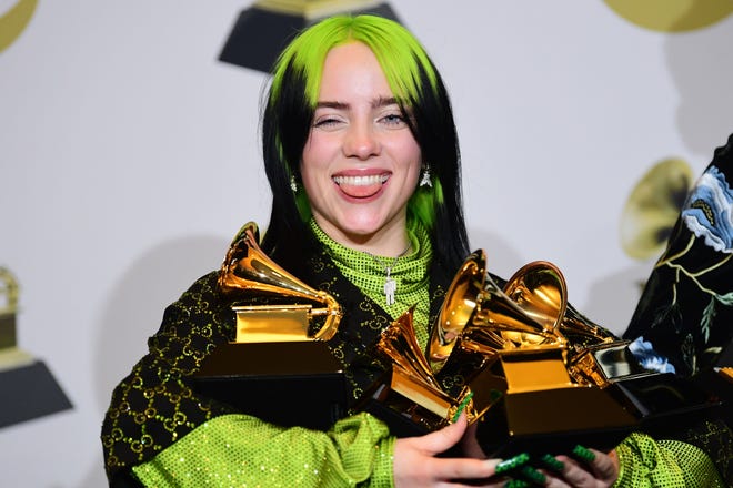 Billie Eilish told The Guardian in a candid interview published July 31 that she has learned to " disassociate " from her feelings about her body while she ’ s performing onstage. " Especially because I wear clothes that are bigger and easier to move in without showing everything – they can be really unflattering. " The " Happier Than Ever " artist reiterated that because she has " such a terrible relationship with (her) body, " she needs to " disassociate " and " separate the two. " The 19-year-old also spoke out about how social media has affected the way she views her body and how it has made her " feel really bad. " " I see people online, looking like I ’ ve never looked, " Eilish told the publication. " And immediately I am like, oh my God, how do they look like that? I know the ins and outs of this industry, and what people actually use in photos, and I actually know what looks real can be fake. Yet I still see it and go, oh God, that makes me feel really bad. And I mean, I ’ m very confident in who I am, and I ’ m very happy with my life … I ’ m obviously not happy with my body. " Ultimately, Eilish thinks it ' s " ridiculous that anybody cares about bodies at all. " After all, she said, " we only need bodies to eat and walk around and poop. We only need them to survive. Like, why? Why do we care? "