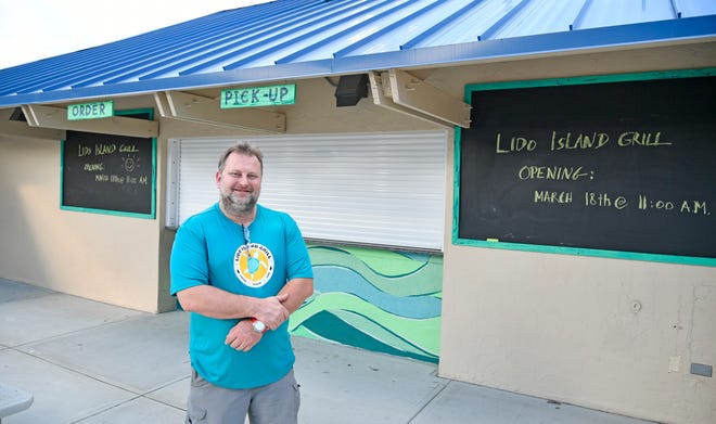 Lido Island Grill at the Lido Beach Pavilion is set to officially open on March 18. Laszlo Bevardi, owner of downtown Sarasota Italian restaurant Bevardi's Salute!, will head the business.