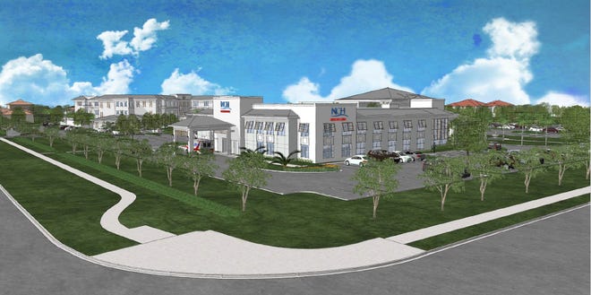 Preliminary rendering of the proposed NCH urgent care center building on Marco Island which will replace the current center located at 40 S Heathwood Dr., Marco Island, FL.