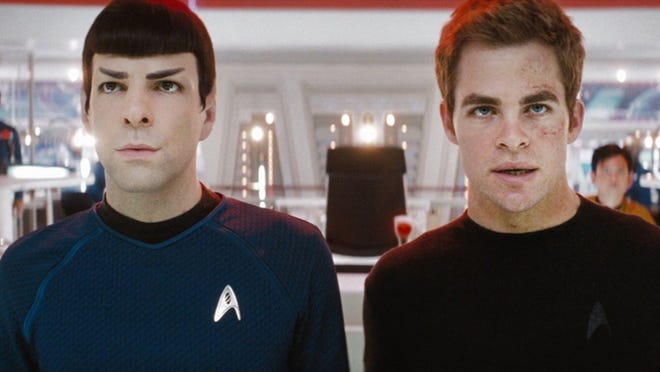 5. " Star Trek " (2009) • Director: J.J. Abrams • Cast: Chris Pine, Zachary Quinto, Simon Pegg • Domestic box office: $257.7 million The Star Trek movie franchise was launched in 1979, based on the television series that first aired in 1966. A new cast starring Chris Pine and Zachary Quinto reenergized the franchise with the film “ Star Trek ” (2009) getting a Freshness score of 94%.