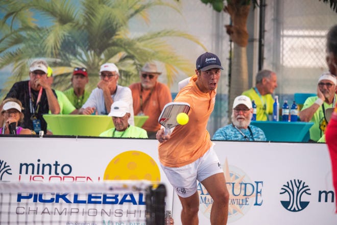 The U.S. Open Pickleball Championships opened 2021 tournament play on Sunday, April 18 at East Naples Community Park after a year hiatus due to the coronavirus pandemic. Ben Johns won the Men's Pro Division Final.